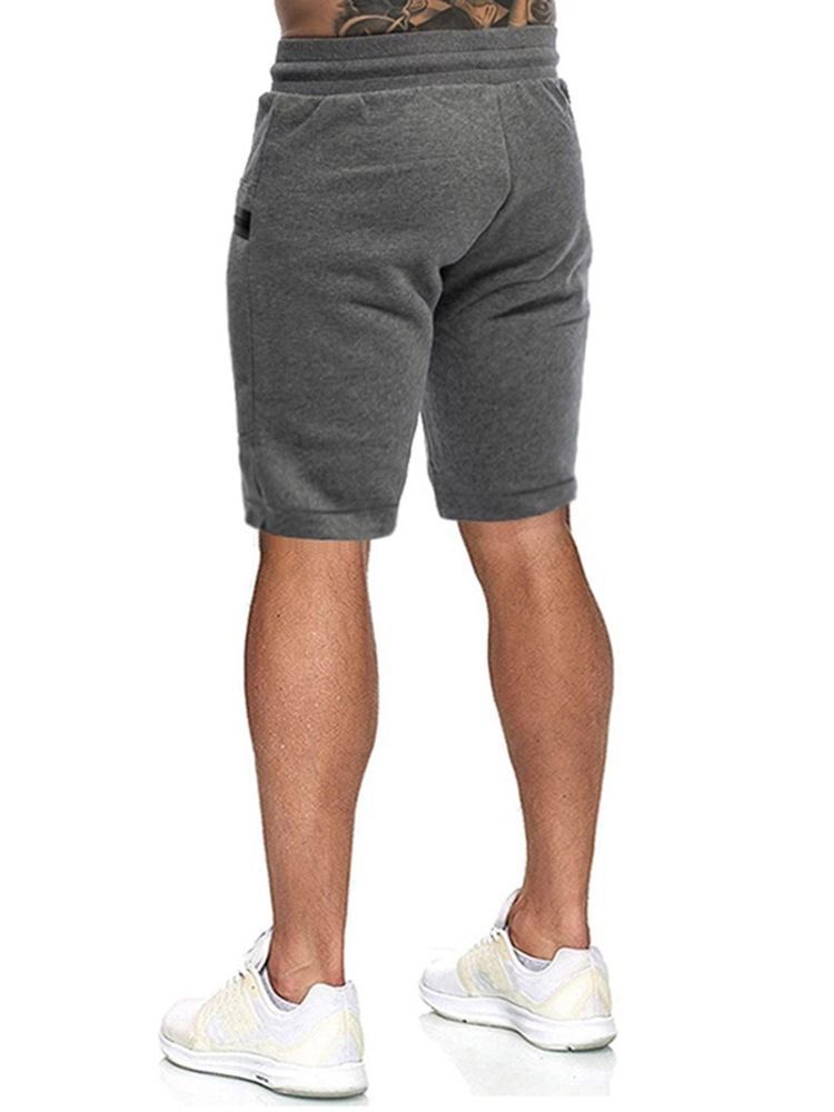 Short De Sport À Lacets Avec Poche Droite Et Bloc De Couleur Pour Hommes