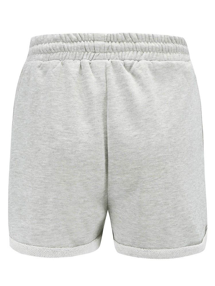 Short De Sport Uni À Lacets Pour Femmes