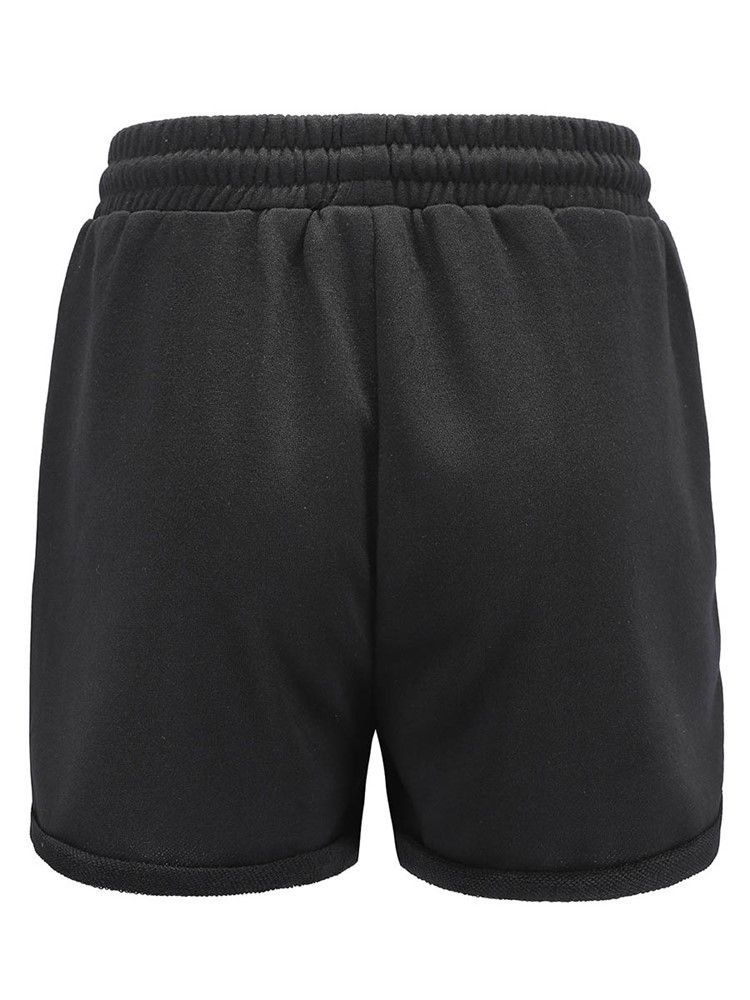 Short De Sport Uni À Lacets Pour Femmes