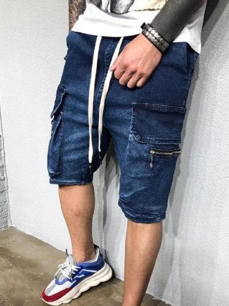 Shorts Décontractés Droits Pour Hommes