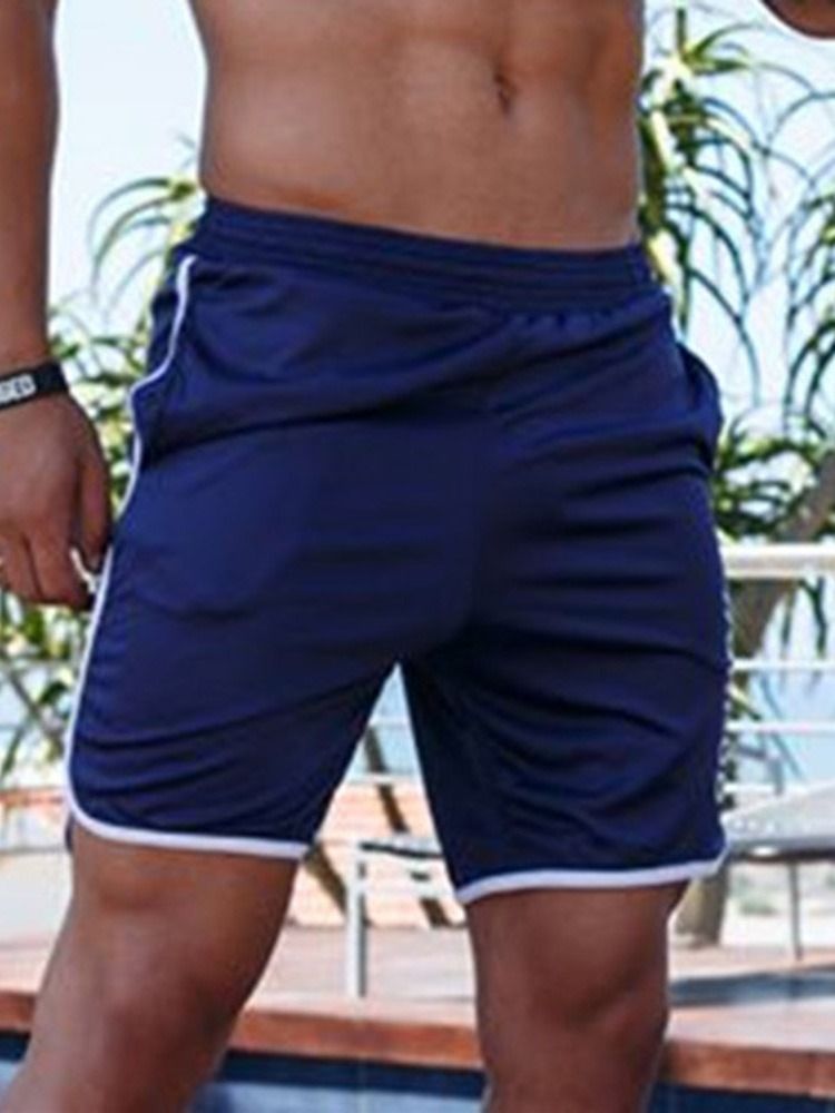 Shorts Pour Hommes Avec Élastiques Décontractés Et Imprimés