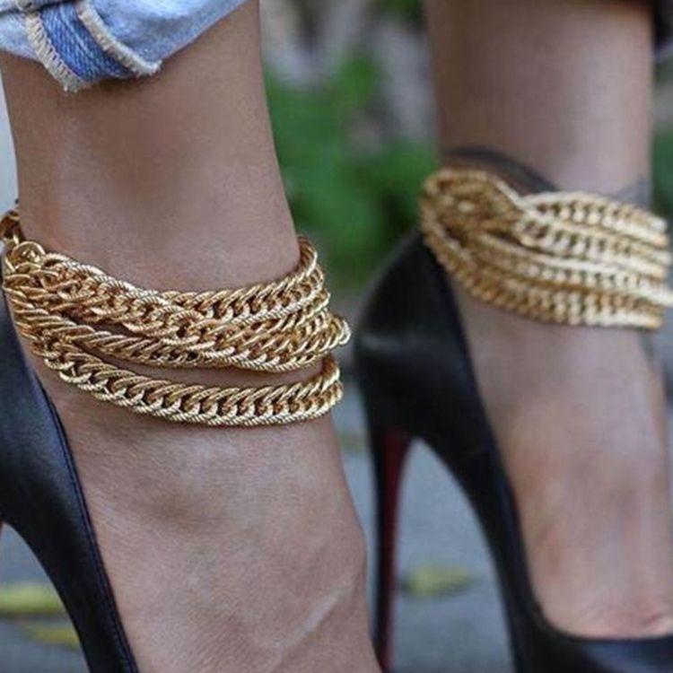 Bracelets De Cheville Géométriques Féminins