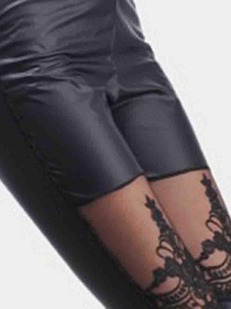 Leggings En Dentelle À La Cheville Pour Femmes