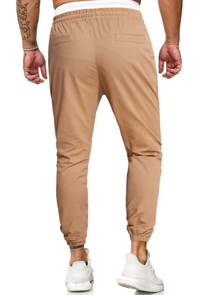 Pantalon Crayon Imprimé Camouflage Pantalon Décontracté À Lacets Pour Hommes