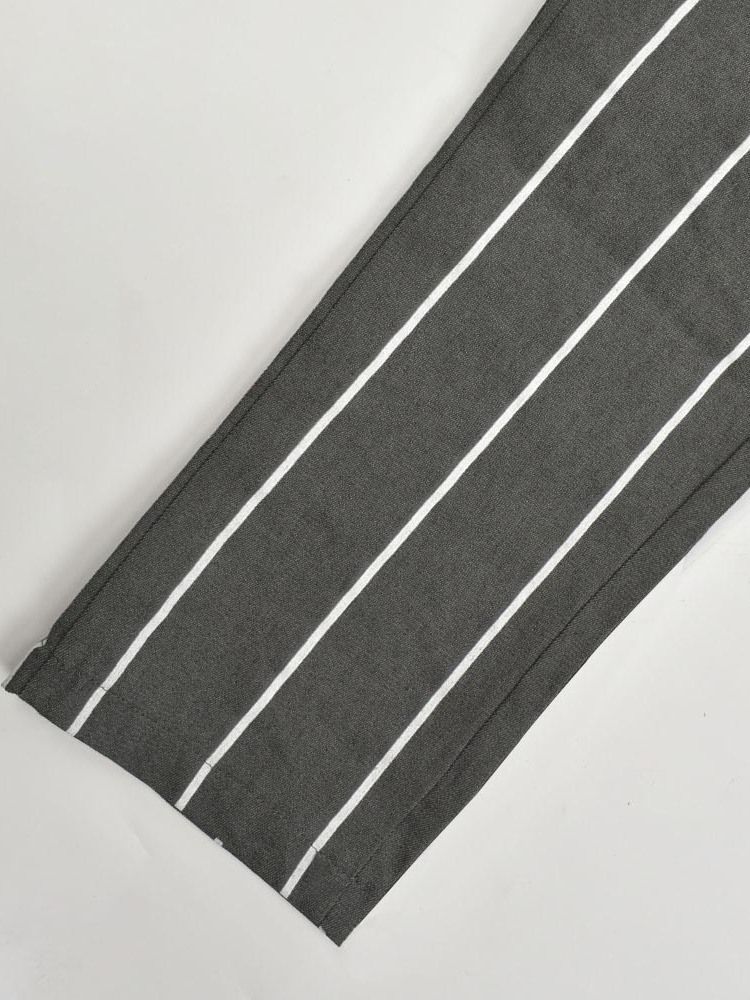 Pantalon Crayon À Rayures Pantalon Décontracté Pour Hommes