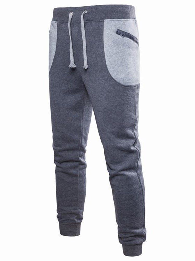 Pantalon Crayon De Sport Décontracté Pour Hommes À Lacets Et À Lacets