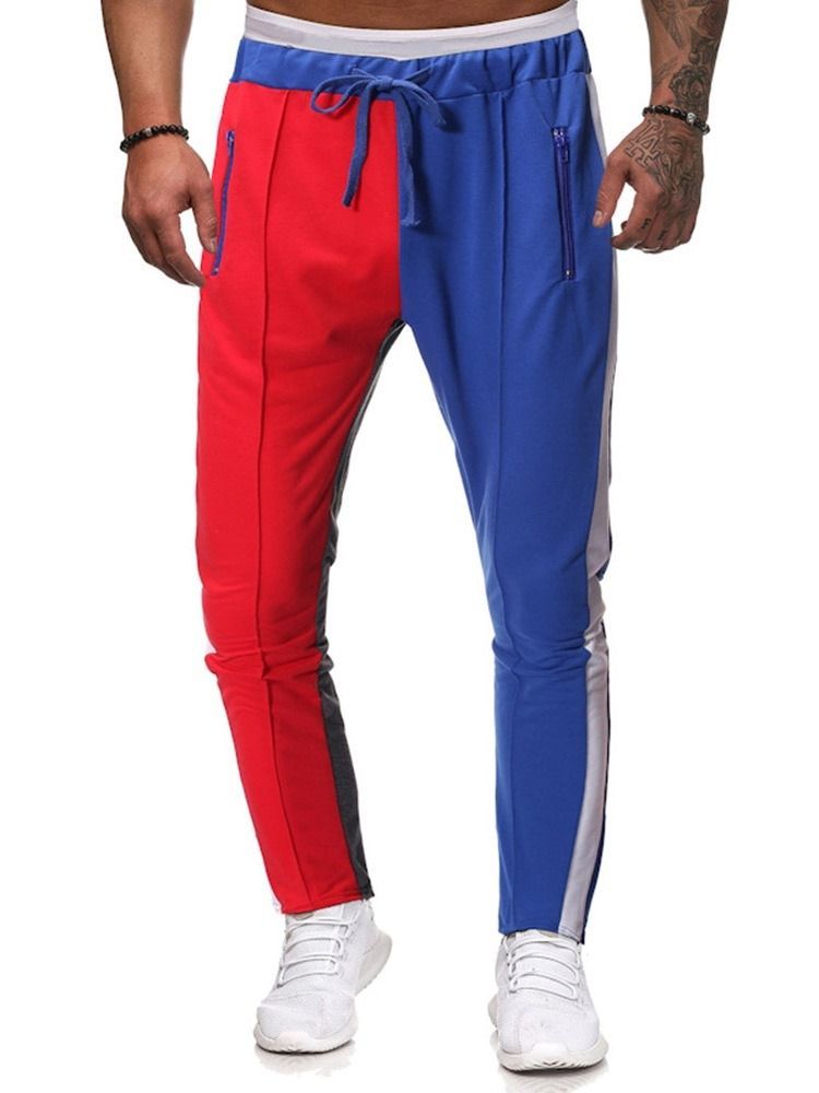 Pantalon Décontracté Pour Hommes D'été Avec Poche De Couleur