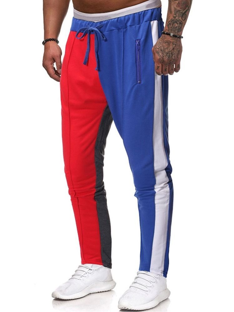 Pantalon Décontracté Pour Hommes D'été Avec Poche De Couleur