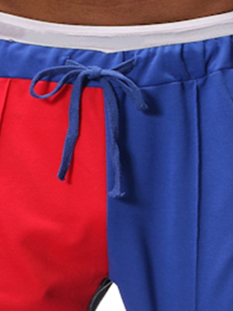 Pantalon Décontracté Pour Hommes D'été Avec Poche De Couleur