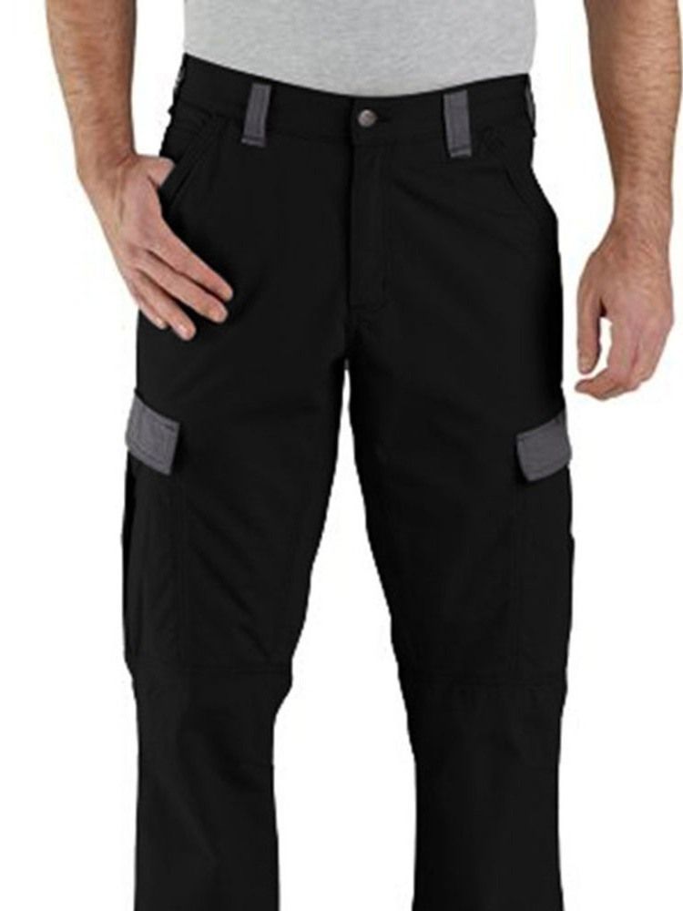 Pantalon Décontracté Pour Hommes Européens À Blocs De Couleurs