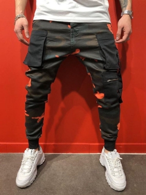 Pantalon Décontracté À Imprimé Camouflage Quatre Saisons Pour Hommes