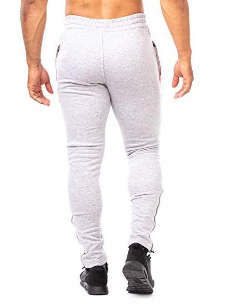 Pantalon Décontracté À Lacets Pour Hommes