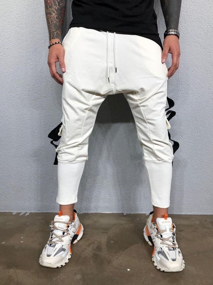 Pantalons Baggy Pour Hommes Pantalons Décontractés À Ressorts Ensachés