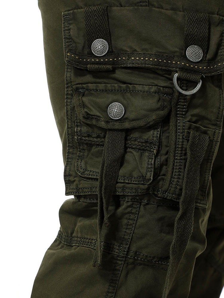 Pantalons Décontractés Pour Hommes Quatre Saisons À Boutons Simples