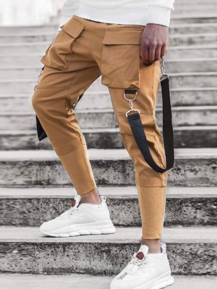 Pantalons Décontractés Minces Pour Hommes