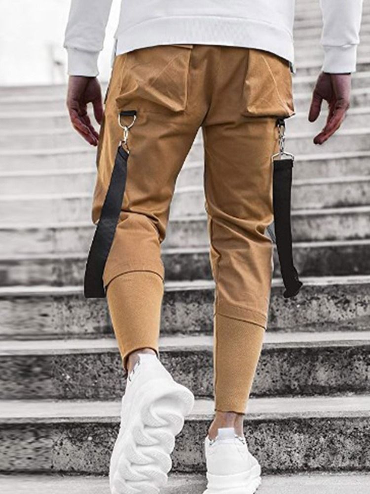 Pantalons Décontractés Minces Pour Hommes