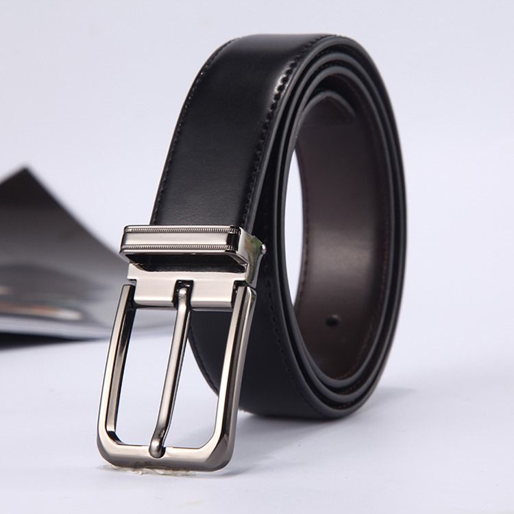 Best Seller Ceinture En Cuir Véritable À Boucle Ardillon All Match Pour Hommes