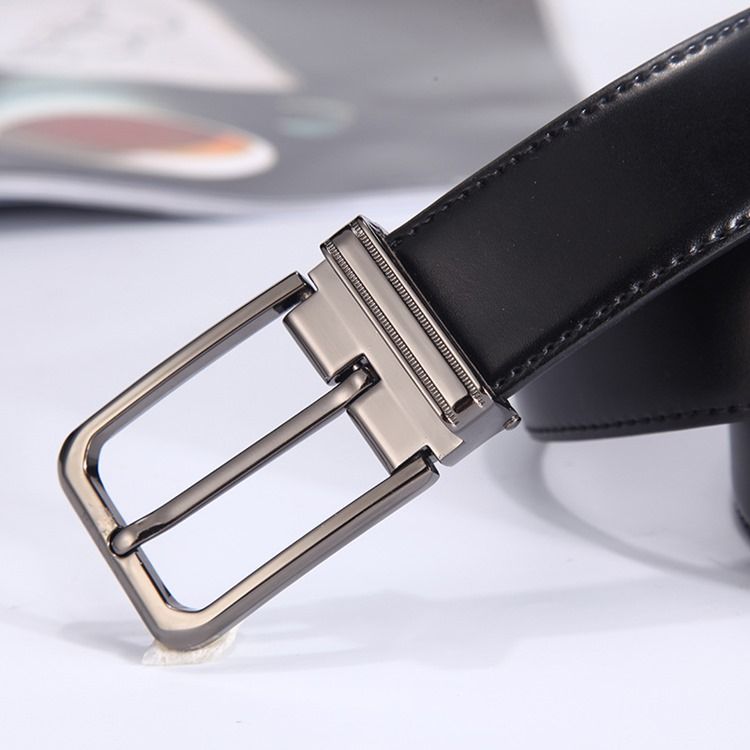 Best Seller Ceinture En Cuir Véritable À Boucle Ardillon All Match Pour Hommes