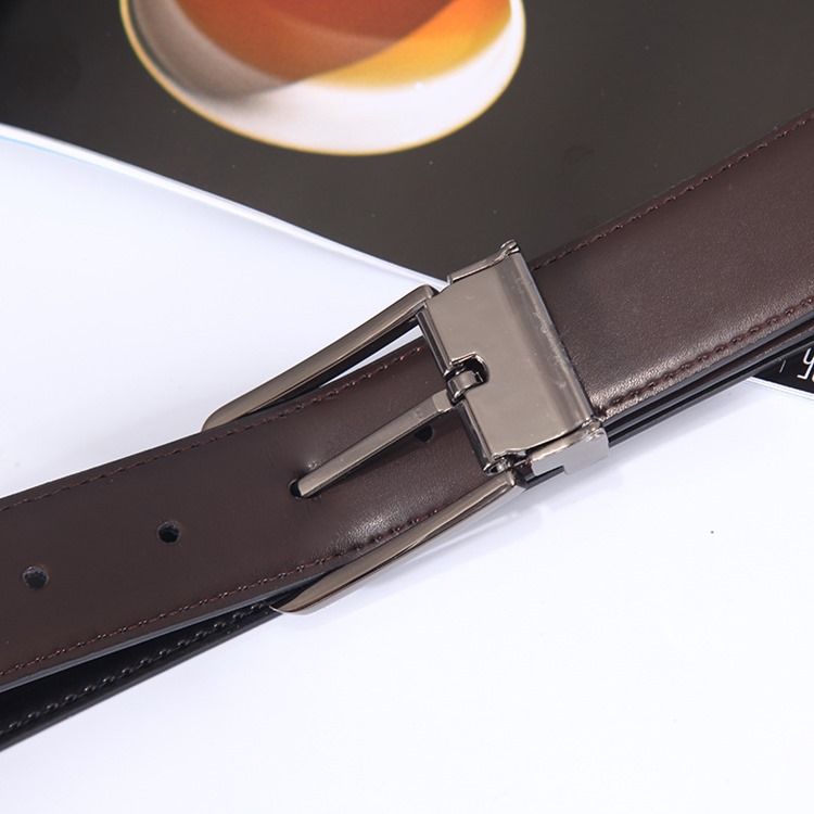 Best Seller Ceinture En Cuir Véritable À Boucle Ardillon All Match Pour Hommes