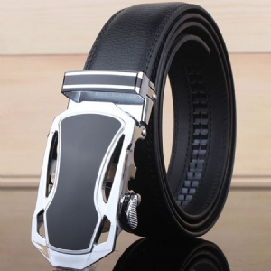 Ceinture À Boucle Automatique En Cuir Pour Hommes