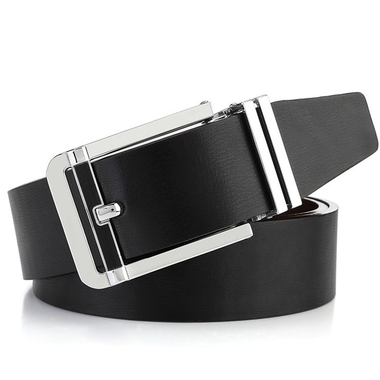 Ceinture En Cuir À Boucle Ardillon All Match Pour Hommes