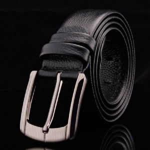 Ceinture En Cuir À Boucle Ardillon Pour Hommes