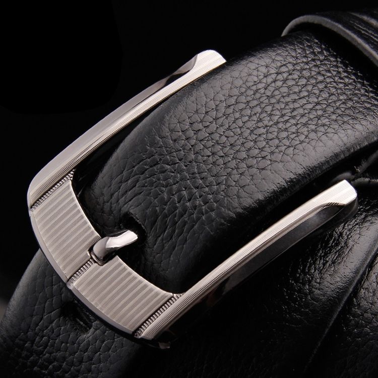 Ceinture En Cuir À Boucle Ardillon Pour Hommes