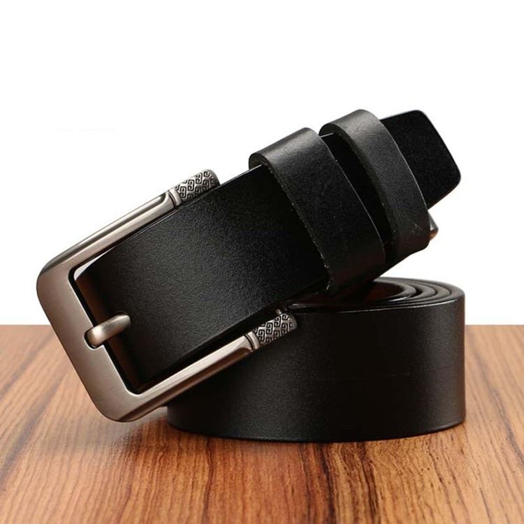 Ceinture En Cuir Double Couleur Pour Hommes