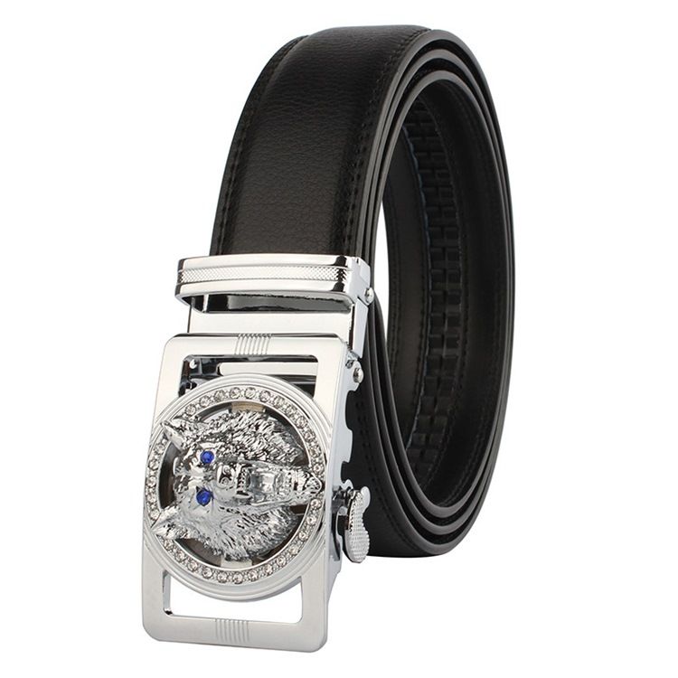 Ceinture En Cuir De Loup Pour Hommes