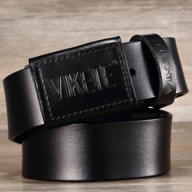 Ceinture En Cuir Véritable Pour Hommes Avec Boucle Ardillon En Peau De Vache