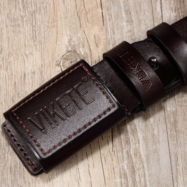 Ceinture En Cuir Véritable Pour Hommes Avec Boucle Ardillon En Peau De Vache