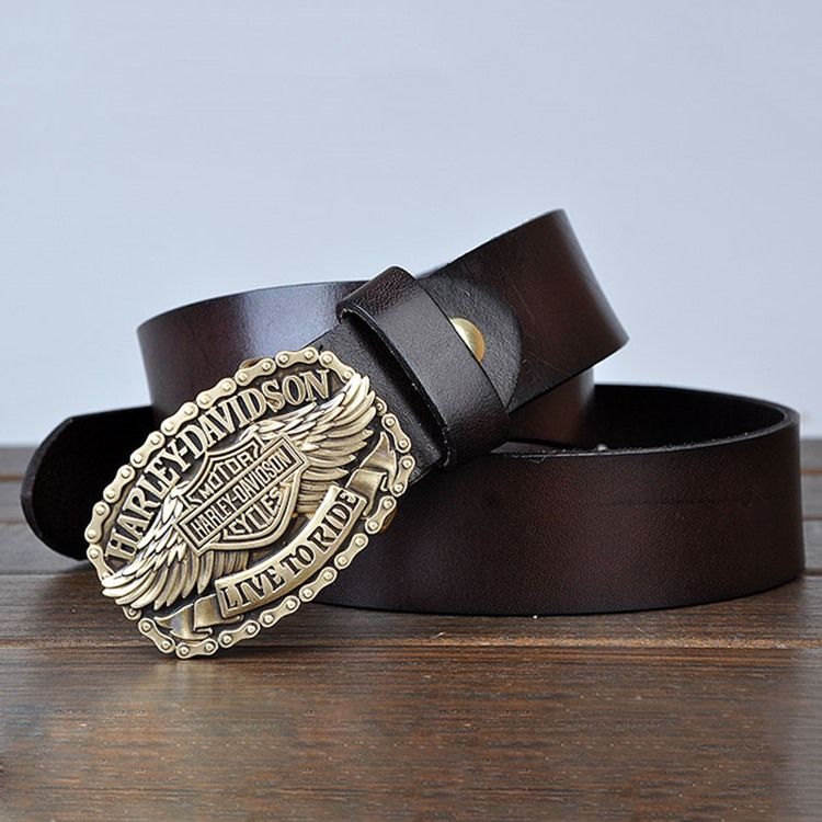 Ceinture En Cuir Véritable Pour Hommes La Plus Vendue