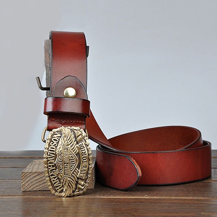 Ceinture En Cuir Véritable Pour Hommes La Plus Vendue