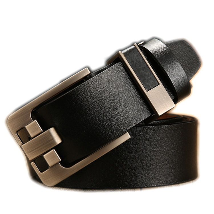 Ceinture D'affaires Large En Cuir Pour Hommes