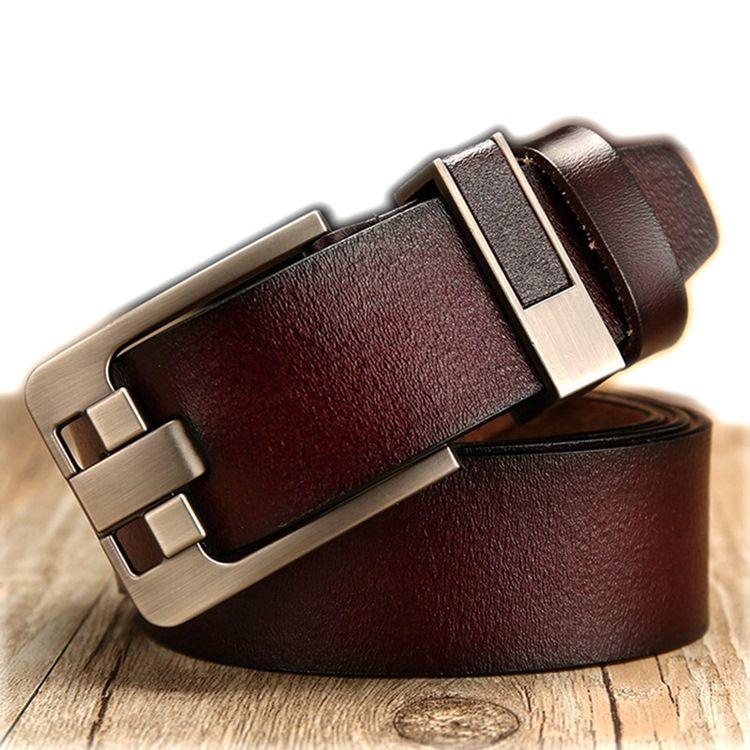 Ceinture D'affaires Large En Cuir Pour Hommes