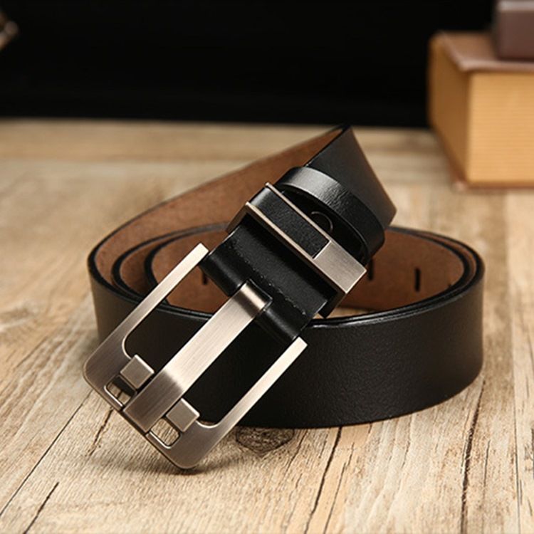 Ceinture D'affaires Large En Cuir Pour Hommes