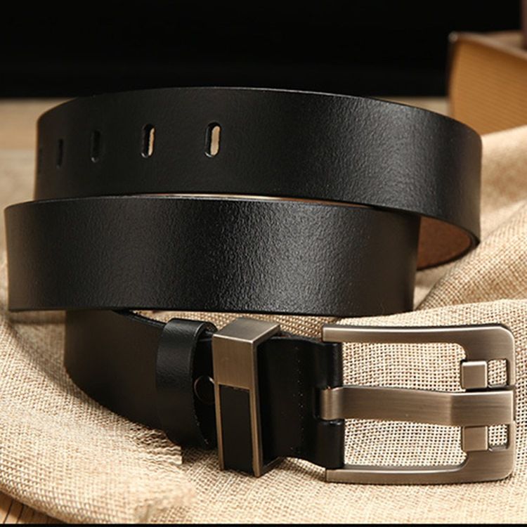 Ceinture D'affaires Large En Cuir Pour Hommes