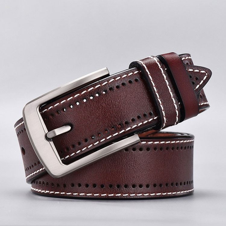 Ceinture Décontractée En Cuir Pour Hommes