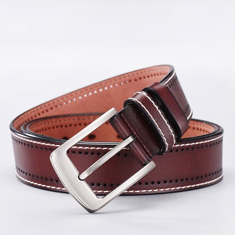 Ceinture Décontractée En Cuir Pour Hommes