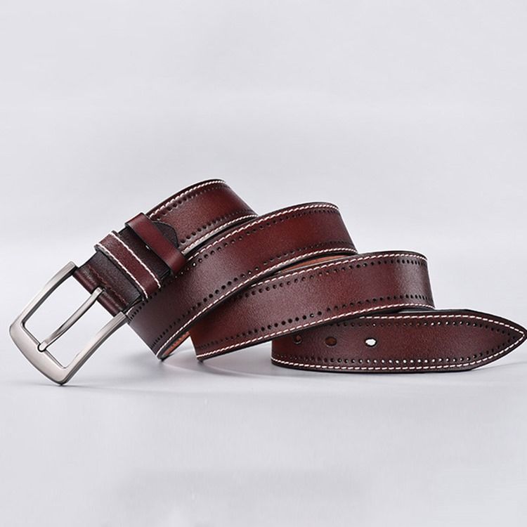 Ceinture Décontractée En Cuir Pour Hommes