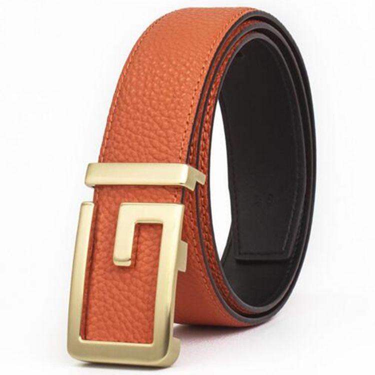 Ceinture Homme À Boucle Lisse