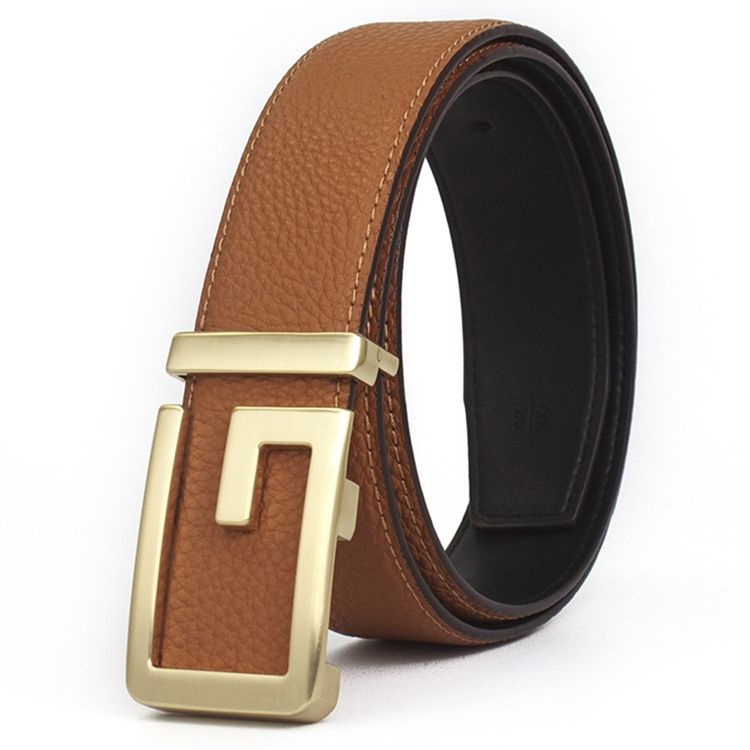 Ceinture Homme À Boucle Lisse