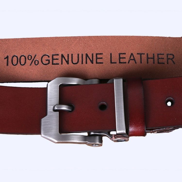 Ceinture Pour Homme En Cuir De Vachette Vintage