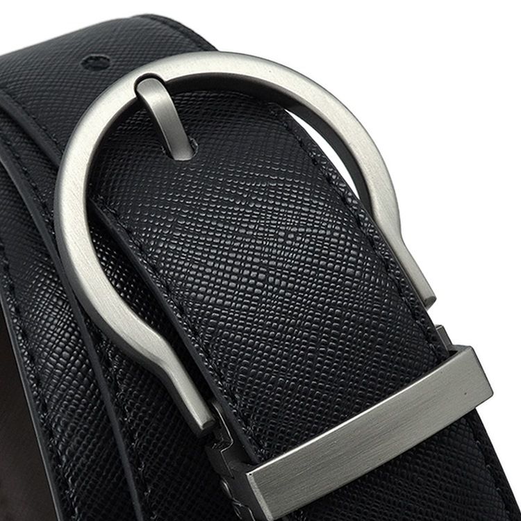 Ceinture Pour Hommes En Cuir Avec Boucle À Ardillon