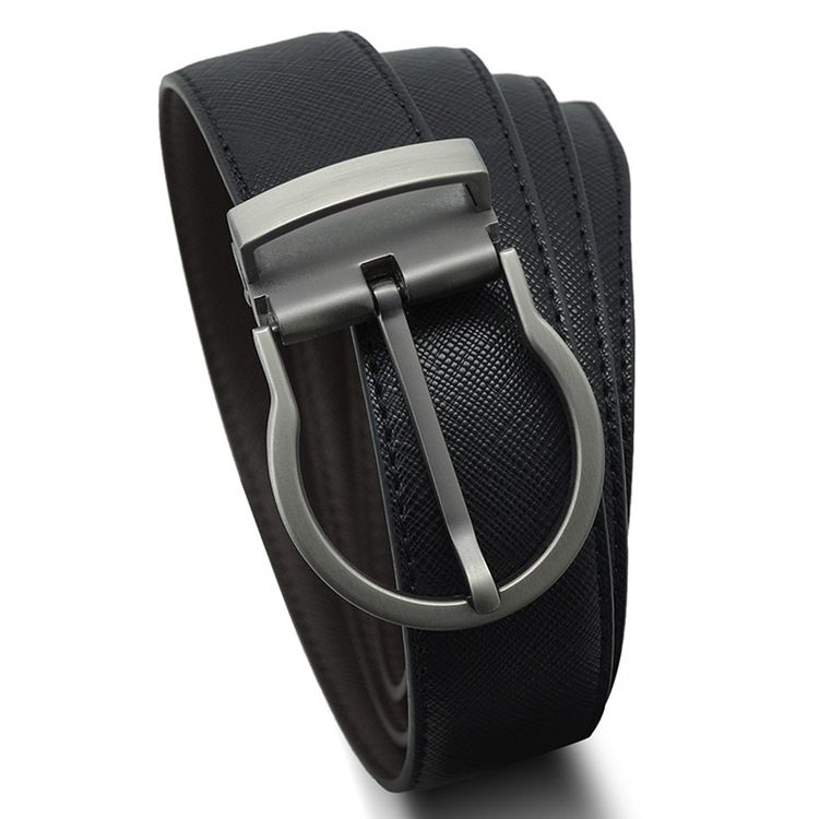 Ceinture Pour Hommes En Cuir Avec Boucle À Ardillon