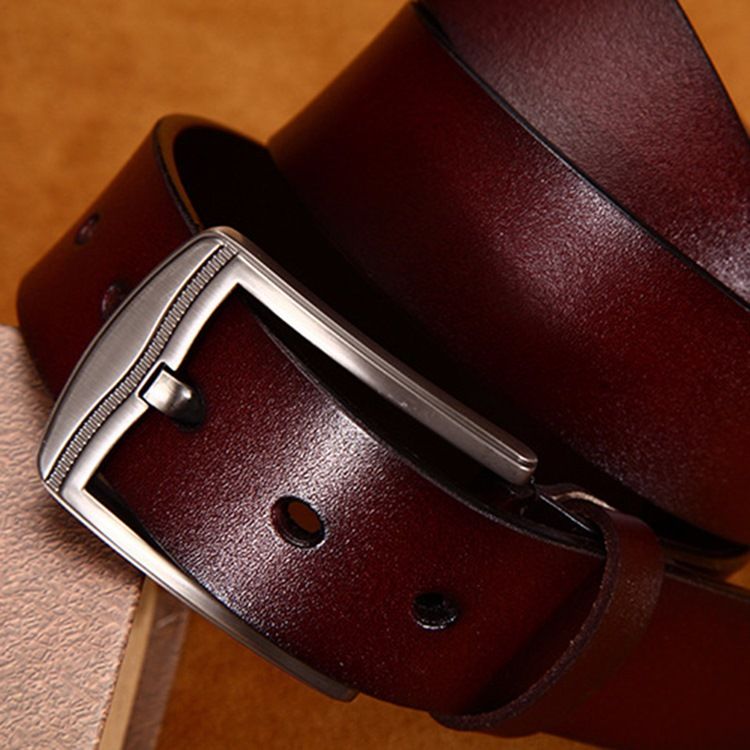 Ceinture Pour Hommes En Cuir De Vachette Supérieure