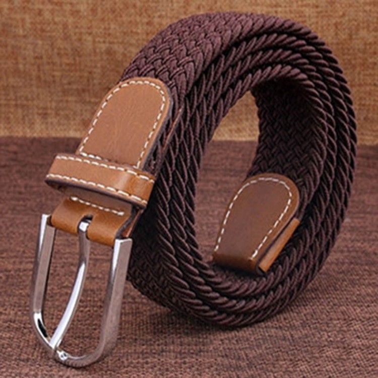 Ceinture En Toile Décontractée À Boucle Ardillon Pour Hommes