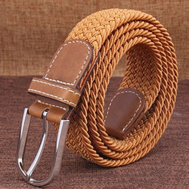 Ceinture En Toile Décontractée À Boucle Ardillon Pour Hommes