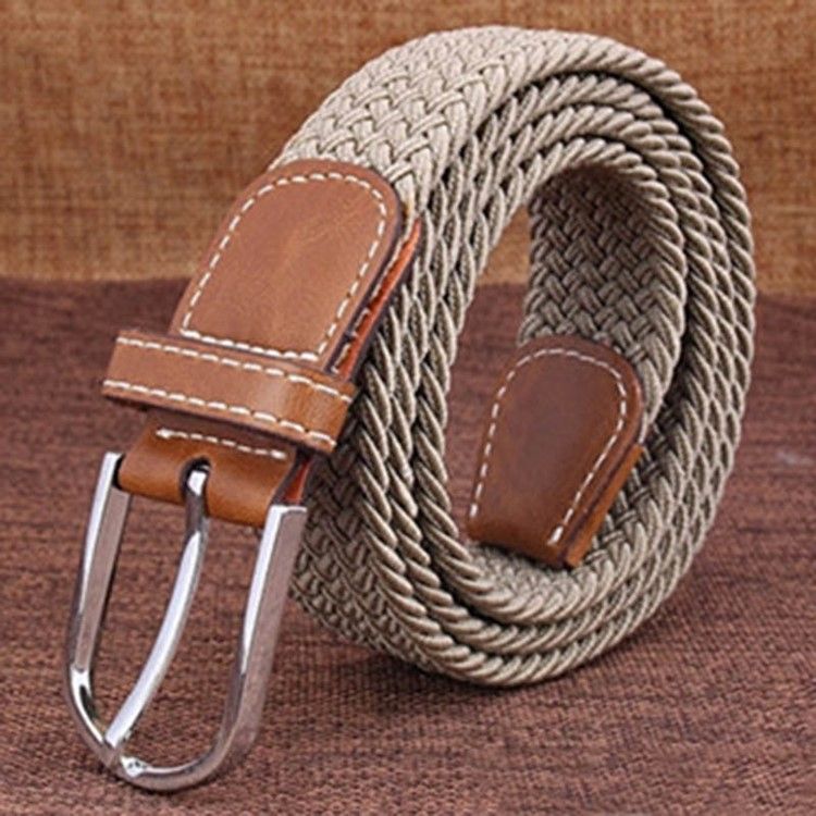 Ceinture En Toile Décontractée À Boucle Ardillon Pour Hommes