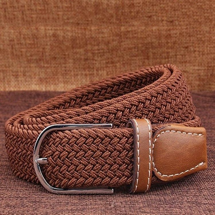 Ceinture En Toile Décontractée À Boucle Ardillon Pour Hommes